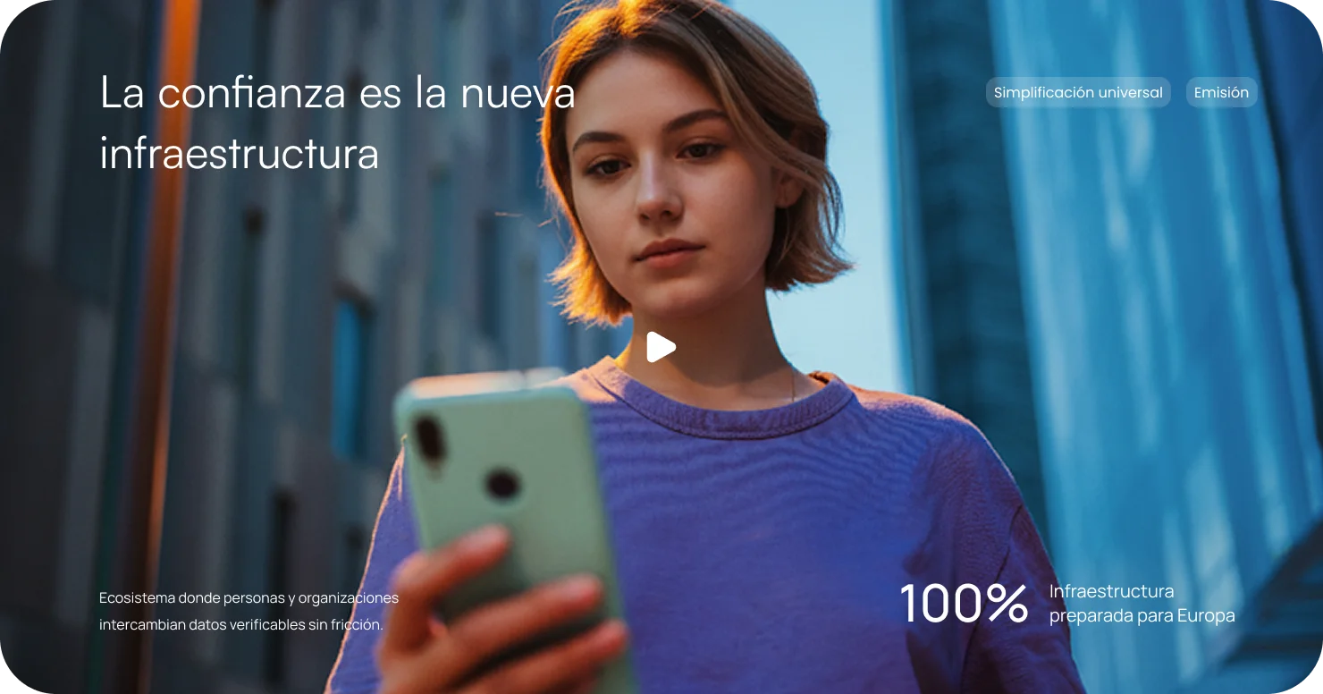 La confianza es la nueva infraestructura — ecosistema donde personas y organizaciones intercambian datos verificables sin fricción